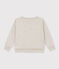 Sweatshirt en molleton enfant fille / gar&ccedil;on gris chin&eacute; clair