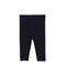 Legging bébé fille uni bleu Abysse