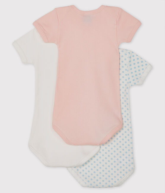 Lot de 3 bodies manches courtes bébé fille variante 1