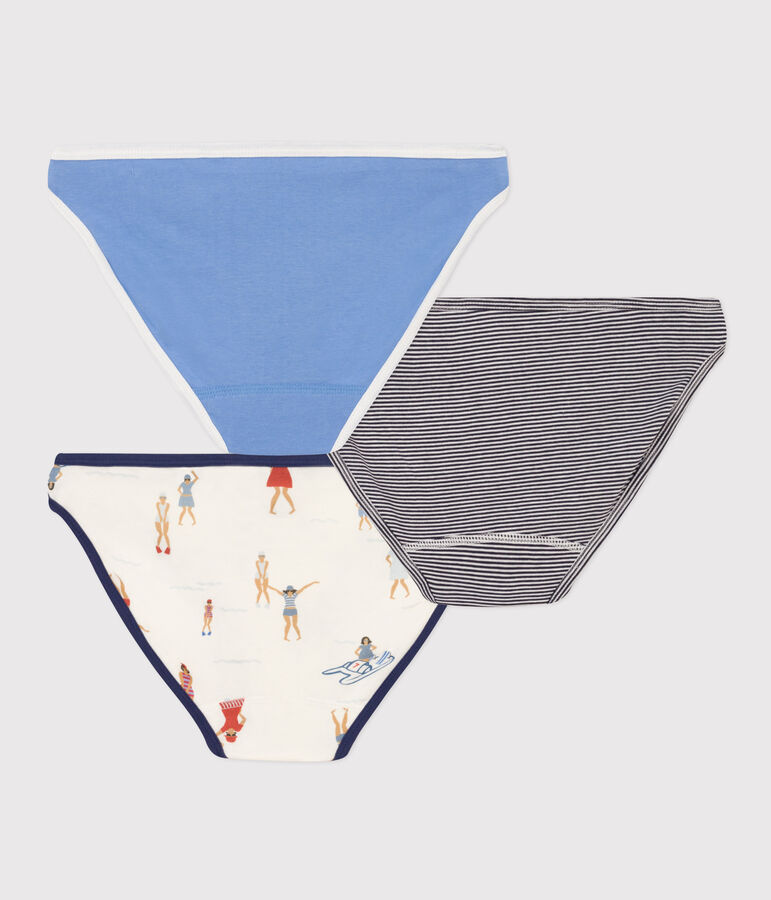 Lot 3 culottes en coton Femme variante 1