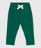 Pantalon bébé en coton uni vert EVERGREEN