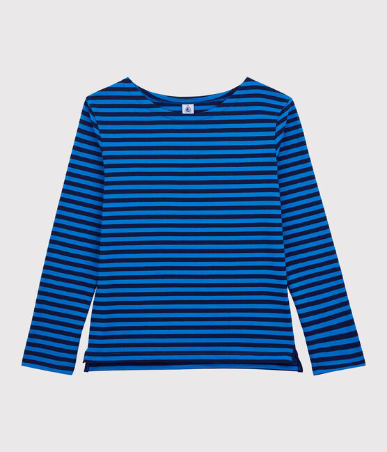 T-shirt marinière en coton Femme bleu SMOKING/ RUISSEAU