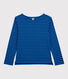 T-shirt marinière en coton Femme