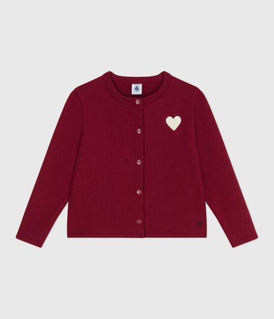 Cardigan en molleton enfant fille AMARANTE