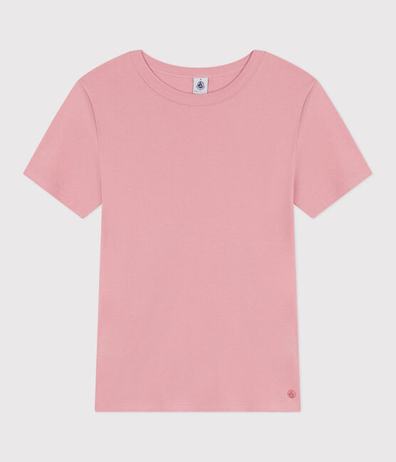 Tee-shirt Femme l'Iconique en coton uni rose CHARME