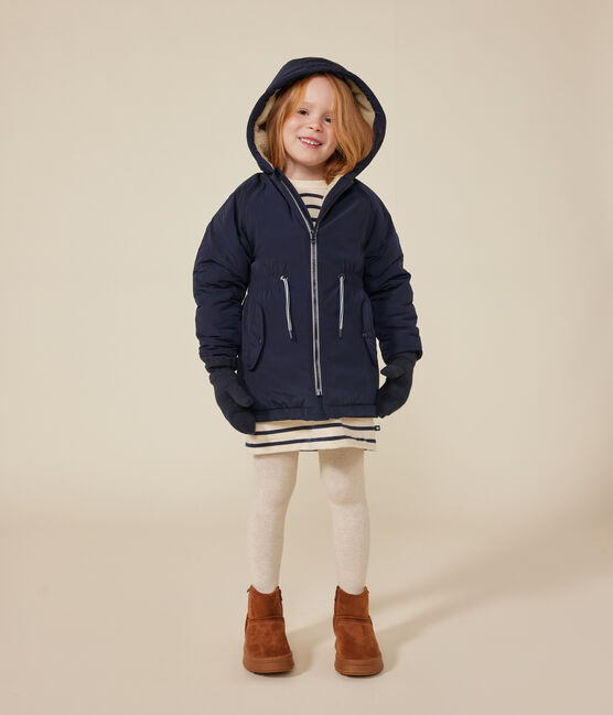 Parka enfant fille bleu SMOKING