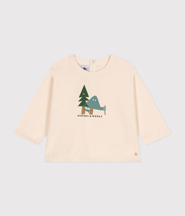 Tee-shirt manches longues en jersey fin bébé