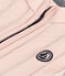 Veste sans manche en tubique matelassé bébé rose SALINE