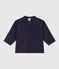 Chemise en gaze de coton bébé bleu SMOKING