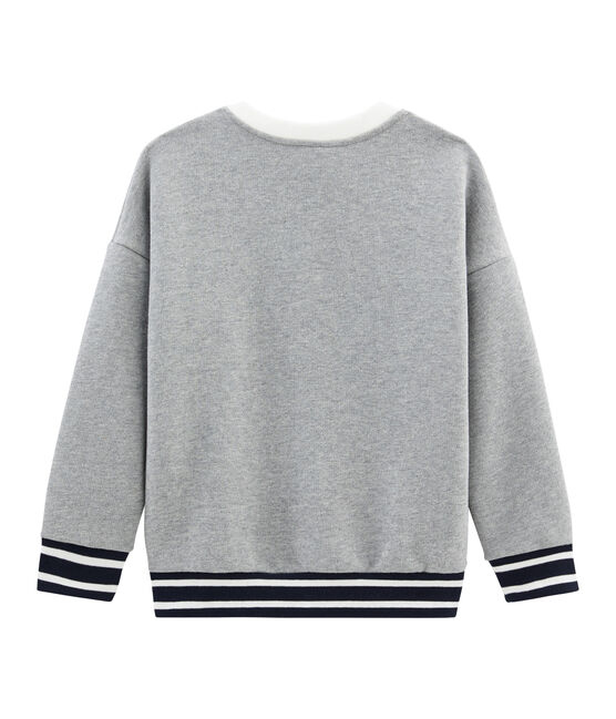 Sweatshirt enfant garçon gris SUBWAY CHINE