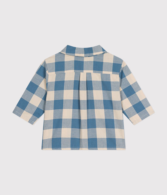 Chemise en flanelle bébé bleu BEACH/ AVALANCHE