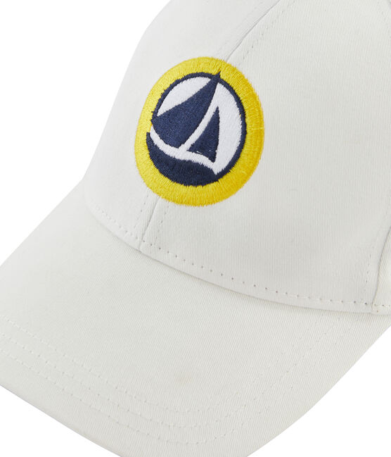 Casquette en twill enfant garçon blanc MARSHMALLOW