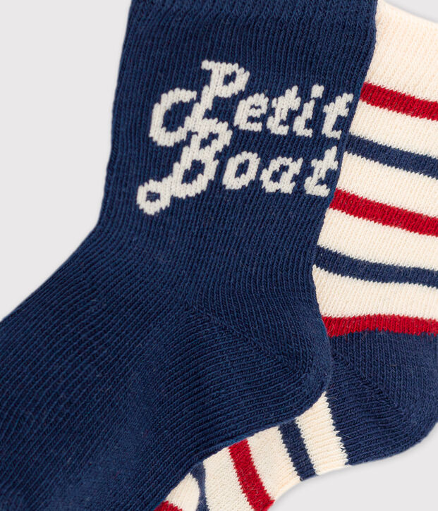 Lot de 2 paires de chaussettes b&eacute;b&eacute; multicouleur