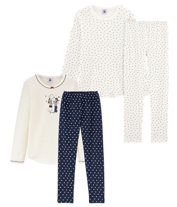 Lot de 2 pyjamas petite fille multicouleur