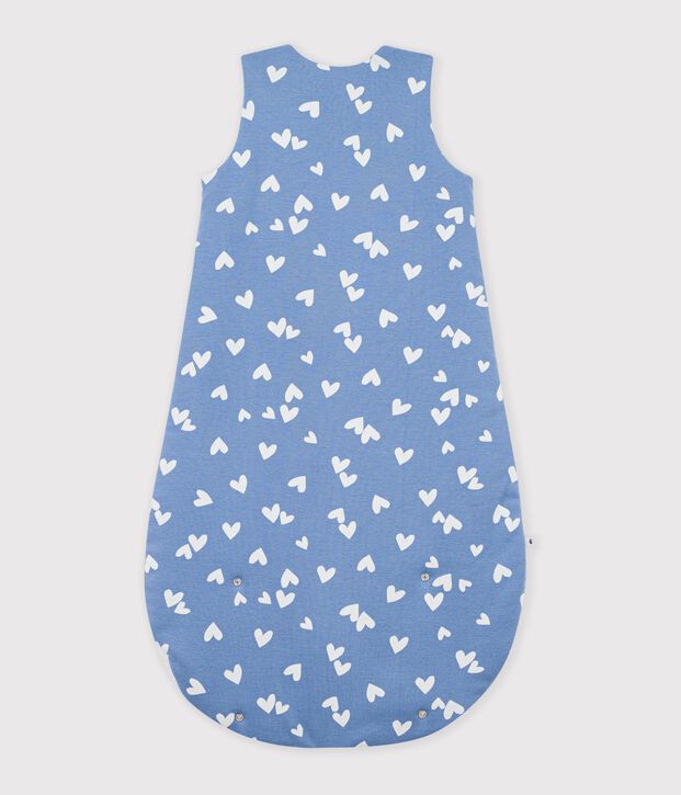Gigoteuse b&eacute;b&eacute; en coton imprim&eacute; &agrave; c&oelig;urs TOG 2,5 bleu/blanc