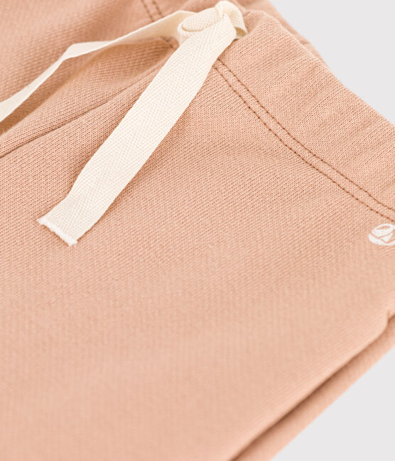 Pantalon bébé en molleton uni beige VINTAGE
