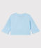 Cardigan bébé en tricot 100% coton bleu TOUDOU