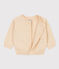 Cardigan b&eacute;b&eacute; en tricot de coton &eacute;cru