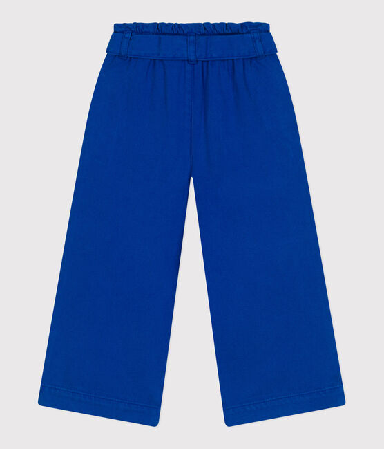 Pantalon enfant en mélange coton et lyocell. bleu SURF