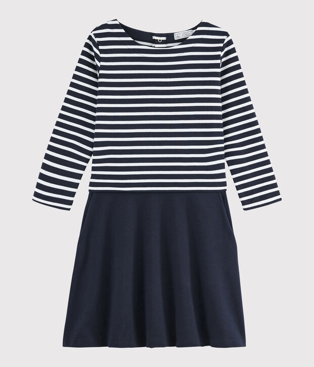 Robe marini&egrave;re Femme bleu/blanc