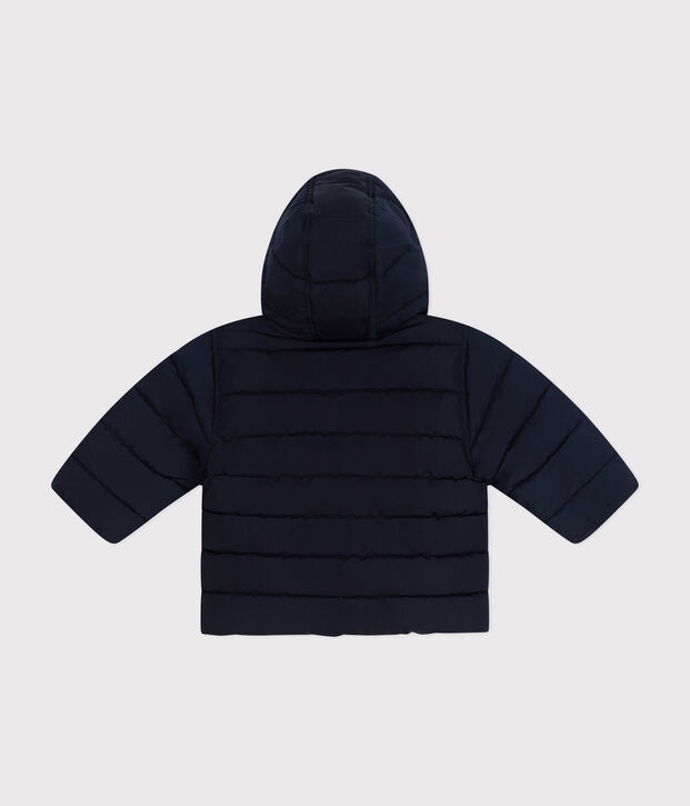 Doudoune doubl&eacute;e polaire b&eacute;b&eacute; bleu marine