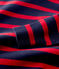 Pull marin en coton Femme bleu SMOKING/rouge TERKUIT