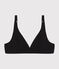 Soutien-gorge en coton et élasthanne femme noir BLACK