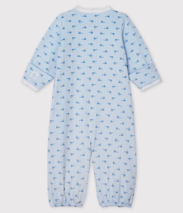 Combisac b&eacute;b&eacute; en c&ocirc;te bleu/multicouleur