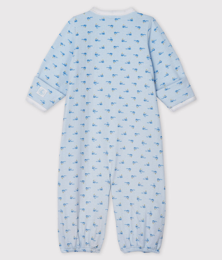 Combisac b&eacute;b&eacute; en c&ocirc;te bleu/multicouleur