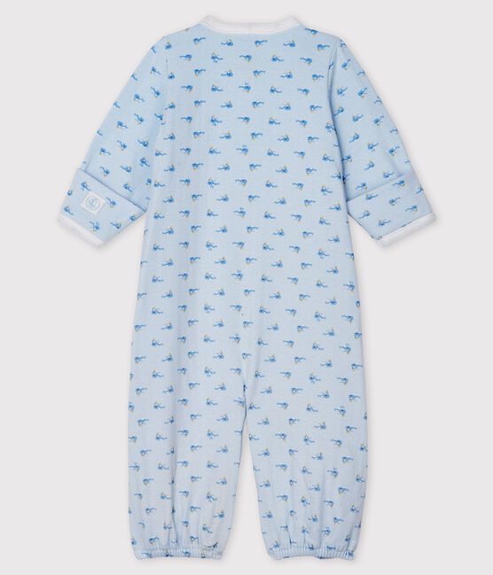 Combisac bébé en côte bleu FRAICHEUR/blanc MULTICO
