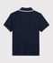 Polo manches courtes enfant garçon bleu SMOKING