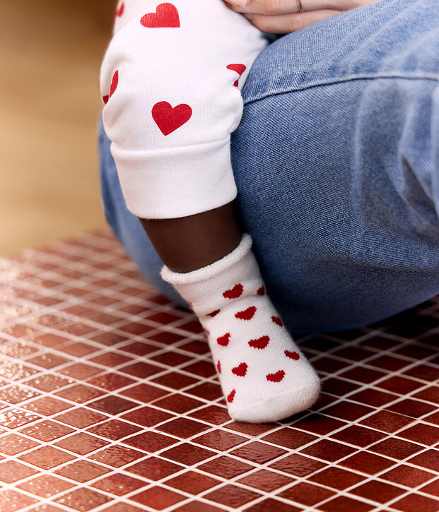 Lot de 2 paires de chaussettes en tricot b&eacute;b&eacute; multicouleur