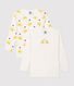 Lot de 2 tee shirts manches longues imprimé chevaliers petit garçon en coton