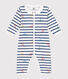 Pyjama bébé en coton sans pieds avec col Paris