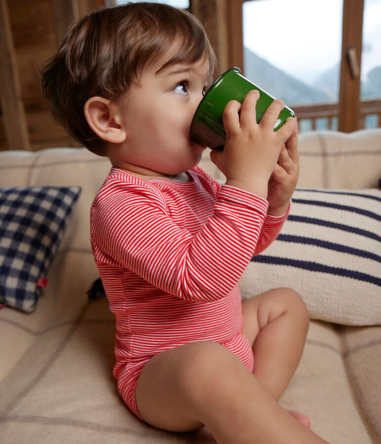 Lot de 3 bodies manches longues sapins b&eacute;b&eacute; en coton variante 1