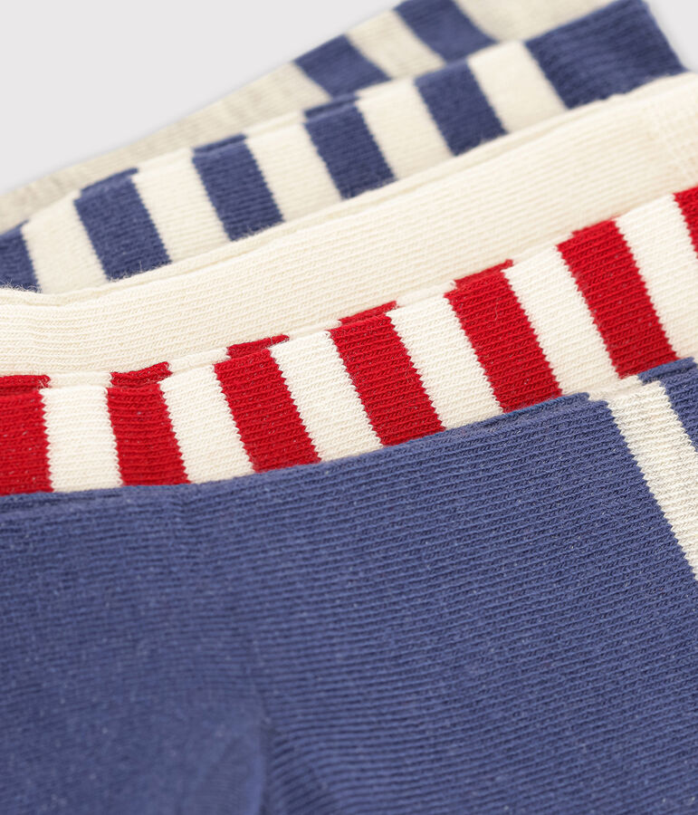 Lot de 5 paires de chaussettes enfant gar&ccedil;on-fille multicouleur