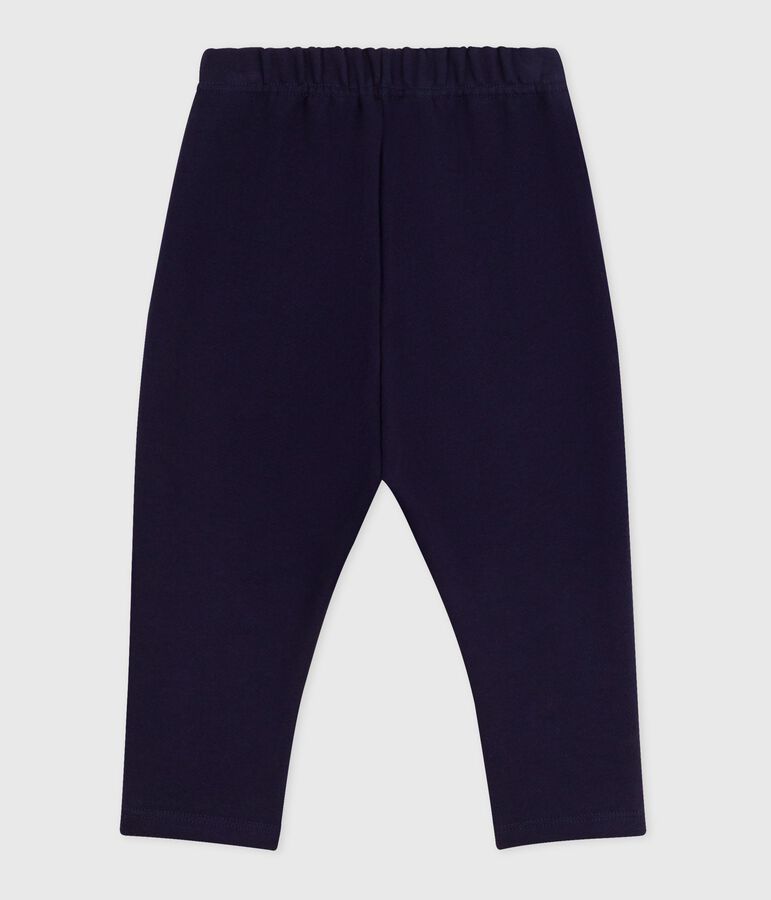 Pantalon b&eacute;b&eacute; en coton uni bleu SOIR