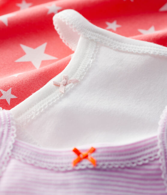 Lot de 3 bodies à bretelles bébé fille variante 1