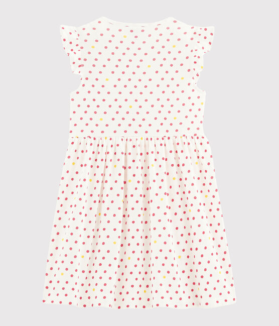 Robe enfant fille blanc MARSHMALLOW/blanc MULTICO