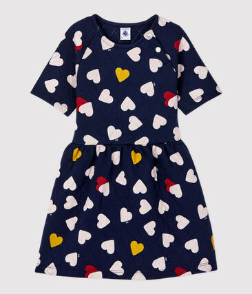 PETIT BATEAU - Robe manches courtes en tubique enfant fille