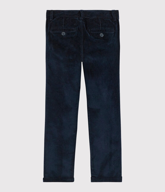 Pantalon en velours enfant garçon bleu SMOKING
