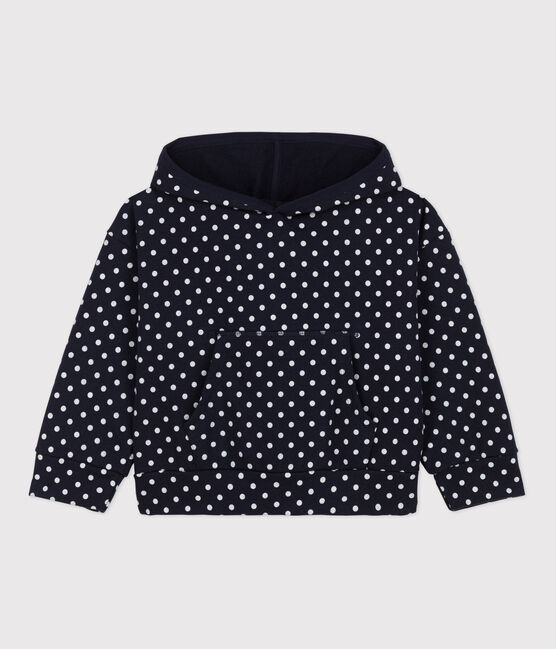 Sweatshirt à capuche enfant fille / garçon bleu SMOKING/ AVALANCHE