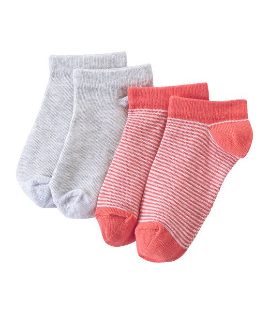 Lot de 2 paires de socquettes garçon blanc LOT