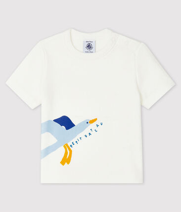 PETIT BATEAU - Tee-shirt manches courtes en côte bébé garçon