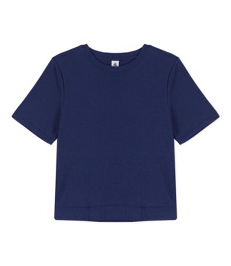 T-shirt LE BOXY en coton Femme bleu