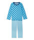 Pyjama garçon en tubique imprimé / rayé