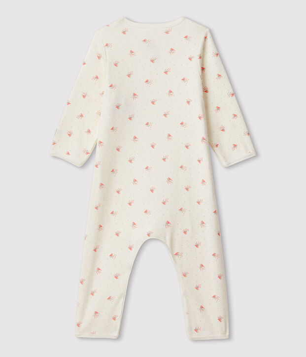Bodyjama sans pieds b&eacute;b&eacute; en coton biologique blanc/multicouleur