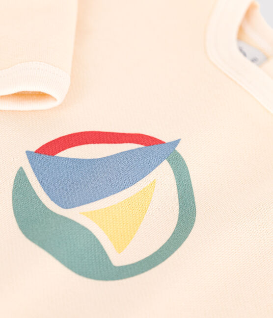 Sweatshirt en molleton bébé écru AVALANCHE