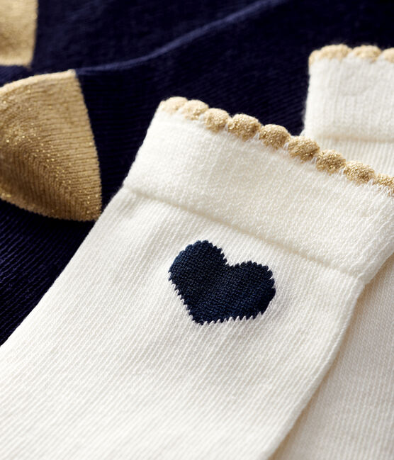 Lot de 2 paires de chaussettes enfant fille variante 2