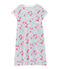 Chemise de nuit fille imprimée blanc ECUME/bleu MAJOR/ MULTICO
